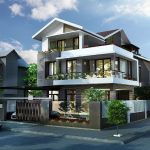 Thiết kế xây dựng biệt thự phố Anh Hữu